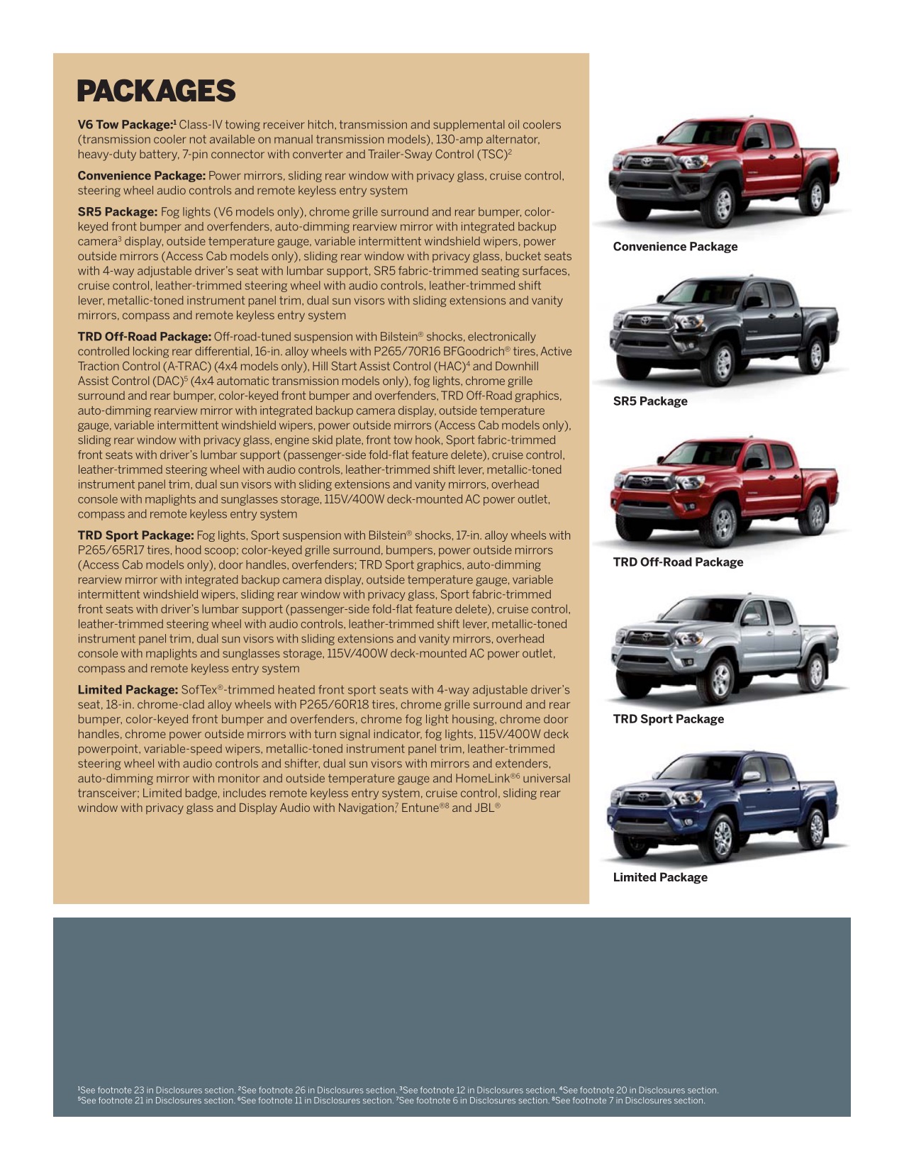 2013 Toyota Tacoma Brochure Page 14